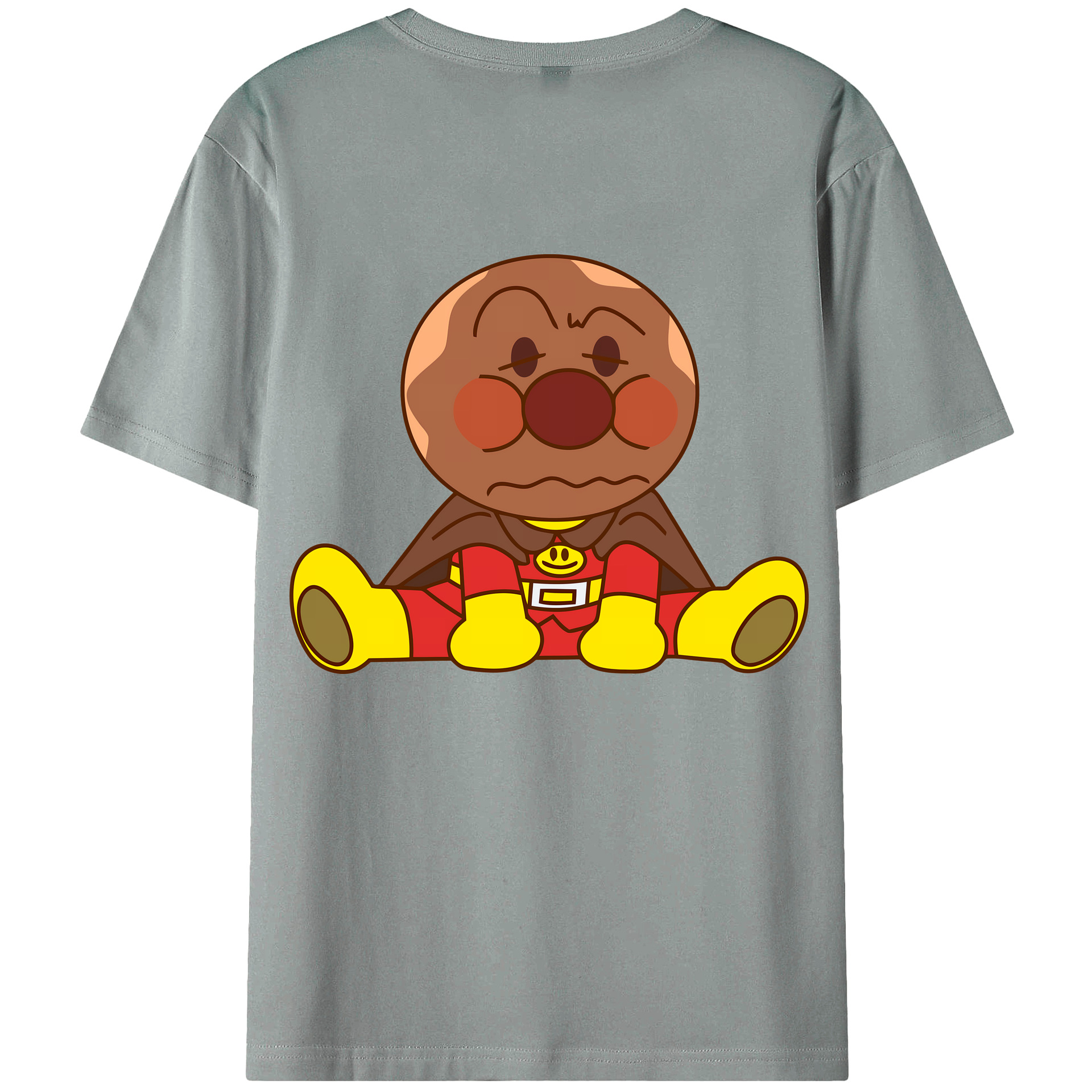 （画像用） アンパンマン Anpanman 綿100％ メンズ半袖Tシャツ（バックプリント） 通気性
